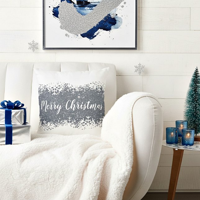 Merry Christmas snow Cushion (Creator Uploaded)