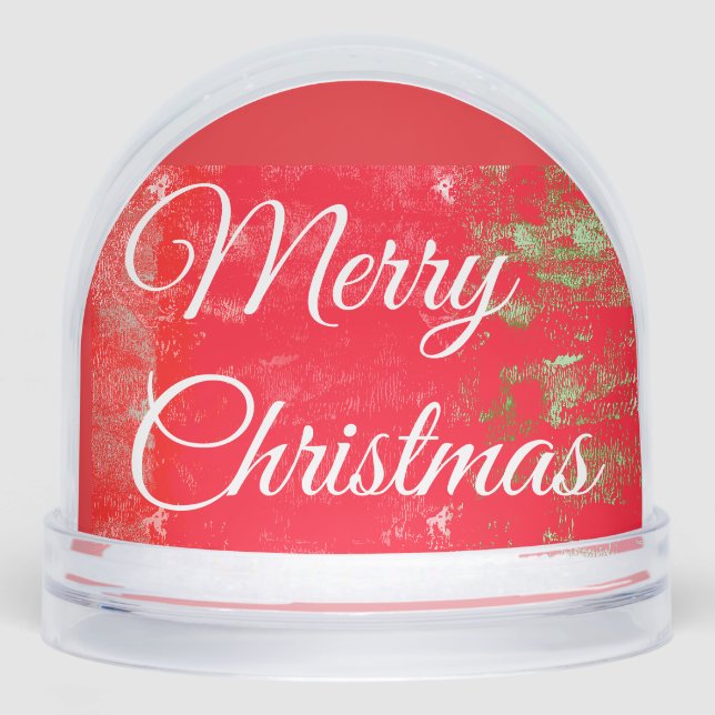 Merry Christmas snow globe (Front)