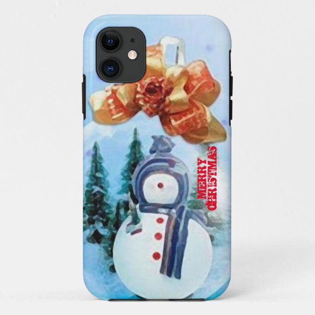 Merry Christmas Snow_iphone5 Case-Mate iPhone Case (Back)
