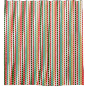 Merry Christmas snow pattern Shower Curtain