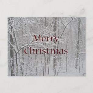 Merry Christmas Snow Storm Coordinating Items Holiday Postcard