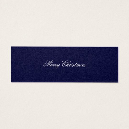 Merry Christmas Snow Trees Bookmark Card