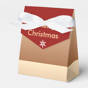 Merry Christmas Snowflake Party Favour Boxes