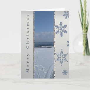 Merry Christmas Snowflakes Card