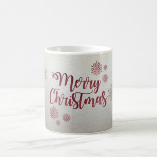 Merry Christmas,Snowflakes Coffee Mug