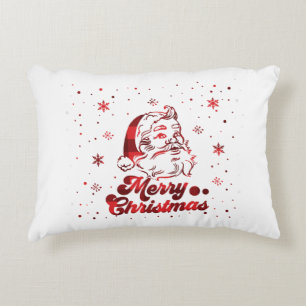 Merry Christmas Snowflakes, Happy New Year Decorative Cushion