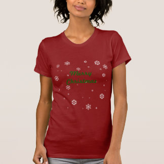 Merry Christmas Snowflakes T-Shirt