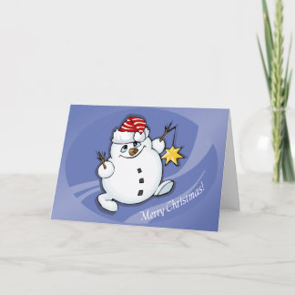 Merry Christmas Snowman card