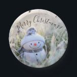 Merry Christmas Snowman Party Paper Plates<br><div class="desc">Cute Merry Christmas Snowman Stickers paper party plates.</div>