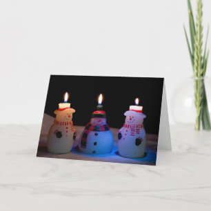 Merry Christmas Snowmen Card