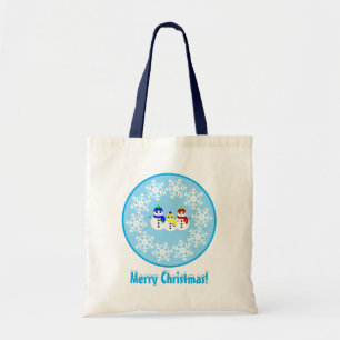 Merry Christmas! Snowmen Tote Bag
