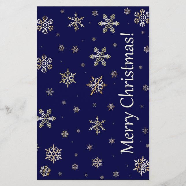Merry Christmas Snowy Night (Front)