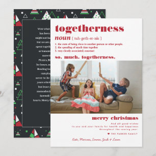 Merry Christmas   So Much Togetherness Definition  Holiday Card