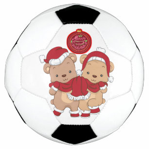 "Merry Christmas Soccer Ball" Football