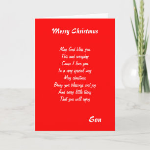 merry christmas son greeting cards greeting cards