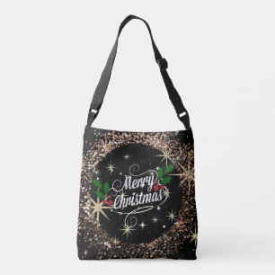 Merry Christmas, sparkle and glisten Crossbody Bag