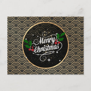 Merry Christmas sparkle and glitter, Postcard