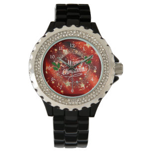 Merry Christmas, sparkle and glitter Watch
