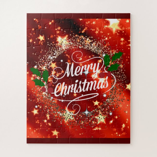 Merry Christmas sparkle and shine Jigsaw Puzzle (Vertical)