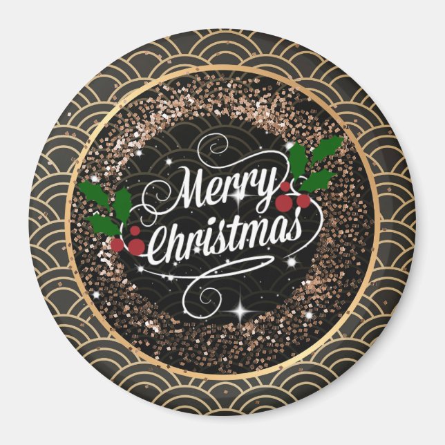 Merry Christmas, sparkle and shine, Magnet (Front)