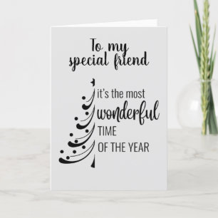 MERRY CHRISTMAS **SPECIAL FRIEND** HOLIDAY CARD