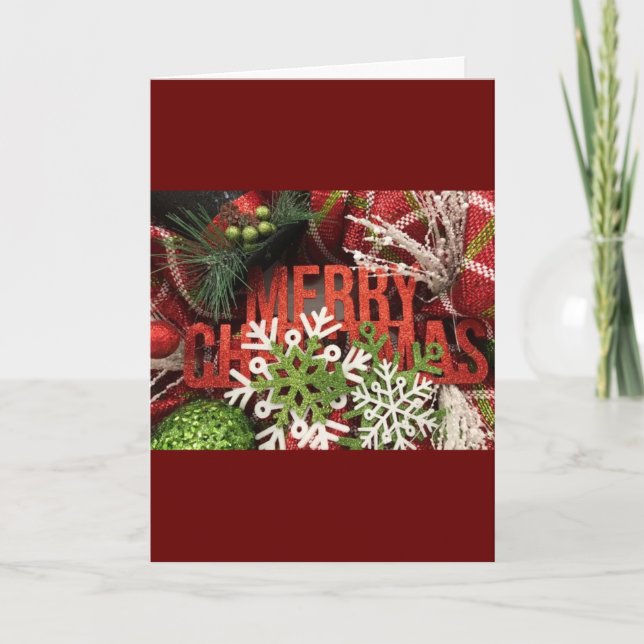 **MERRY CHRISTMAS** SPECIAL TIME SPECIAL PEOPLE HOLIDAY CARD (Front)