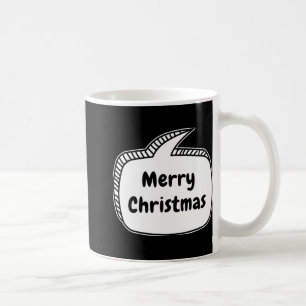 Merry Christmas Speech Bubble T Shirt Coffee Mug