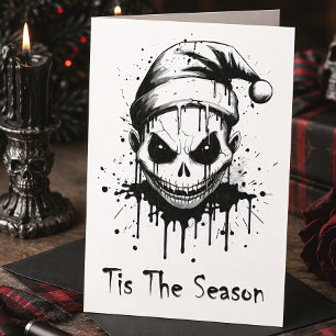 Merry Christmas Spooky Gothic Horror Holiday Card