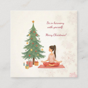 Merry Christmas! Square Business Card