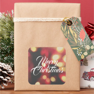 Merry Christmas  Square Sticker