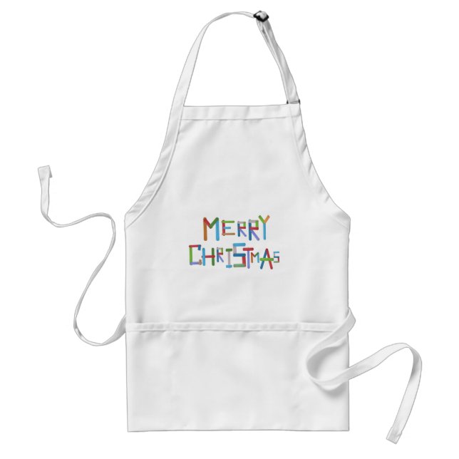 Merry Christmas Standard Apron (Front)