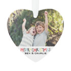 Merry Christmas | Star Ornament Monogram