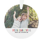 Merry Christmas | Star Ornament Monogram