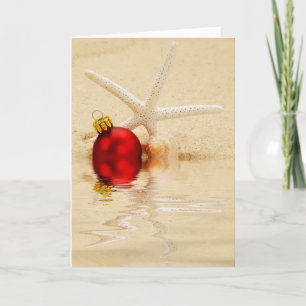 Merry Christmas Starfish Holiday Card