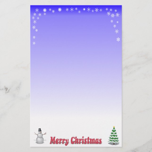Merry Christmas Stationery (Front)
