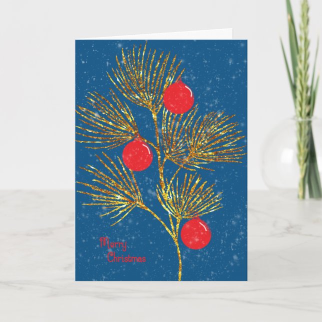 Merry Christmas Step Dad, or other Purpose Holiday Card (Front)