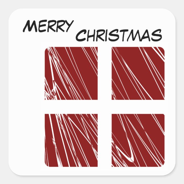 Merry Christmas Sticker (Front)