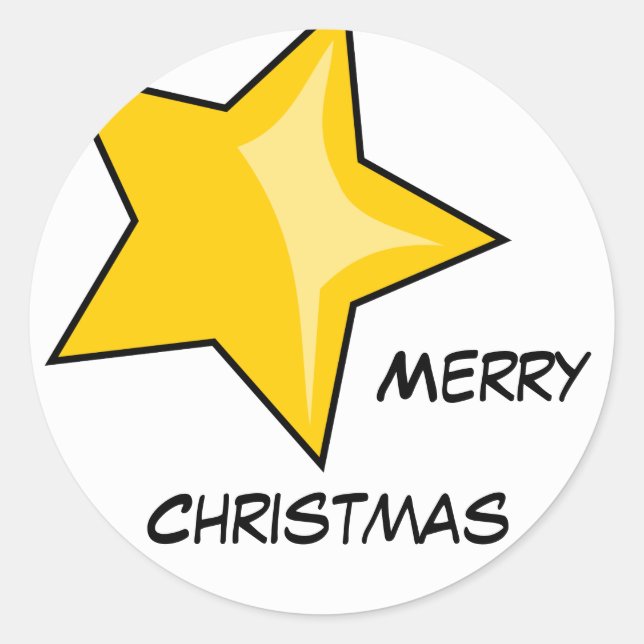 Merry Christmas Sticker (Front)