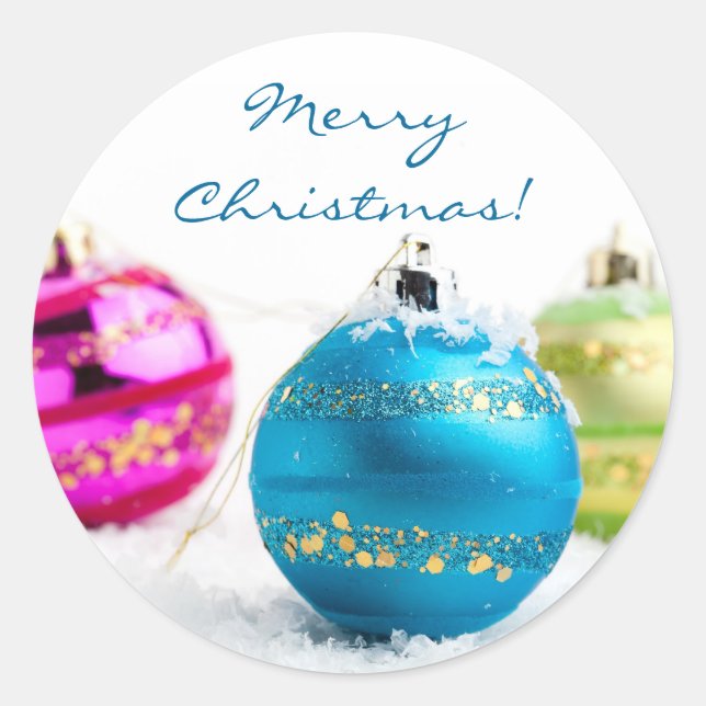 Merry Christmas sticker (Front)