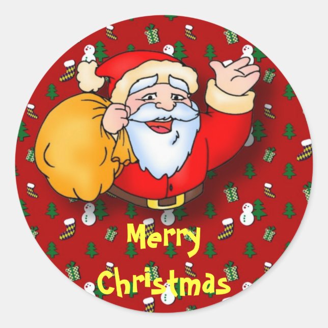 Merry Christmas Sticker (Front)