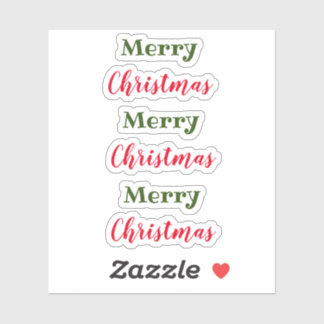 Merry Christmas Sticker