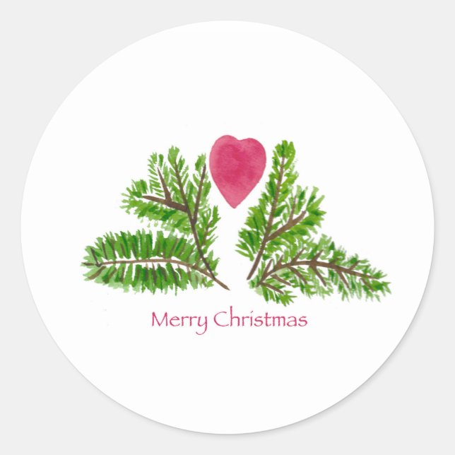 Merry Christmas Sticker (Front)
