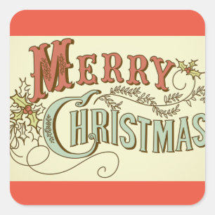 "Merry Christmas" Sticker