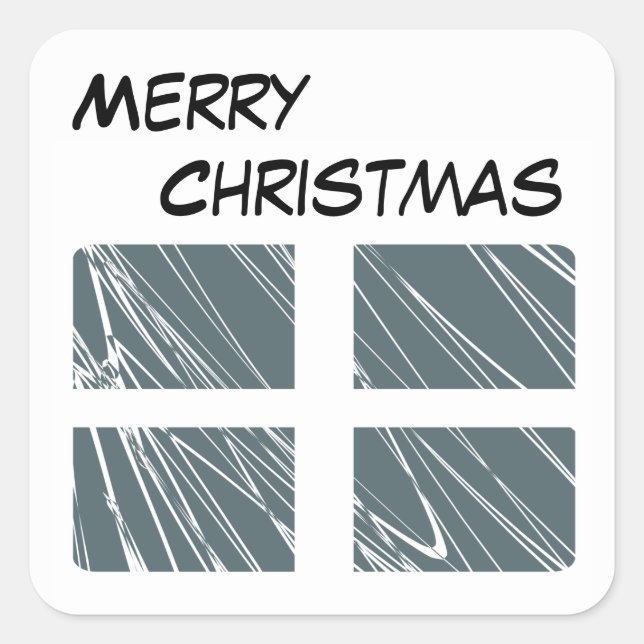 Merry Christmas Sticker (Front)