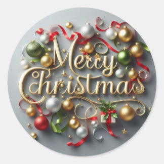 Merry Christmas Stickers 