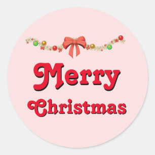 Merry Christmas Stickers