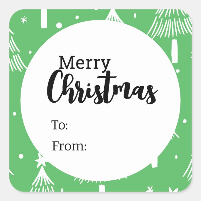 Merry Christmas Stickers (Front)