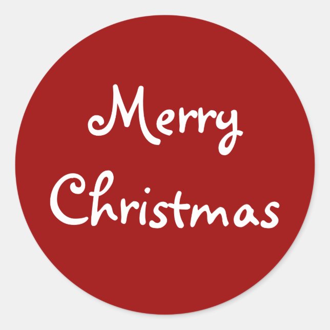 Merry Christmas Stickers (Front)