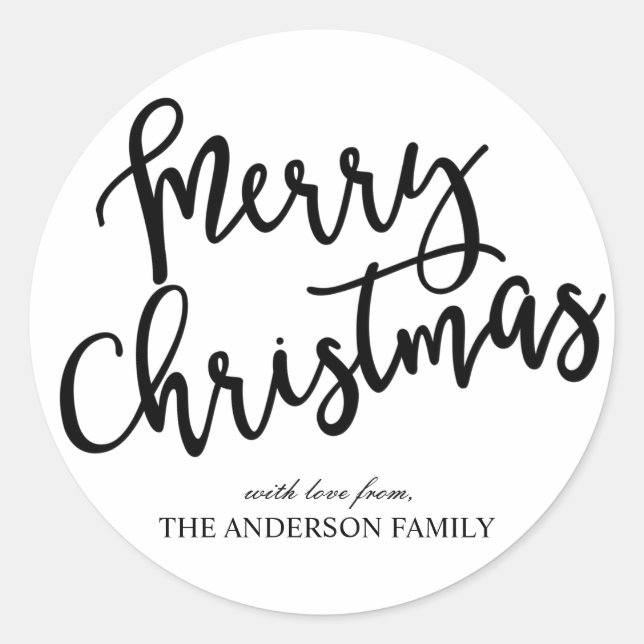 Merry Christmas Stickers / Holidays (Front)