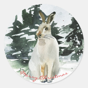 Merry christmas stickers labels giftwrap holidays